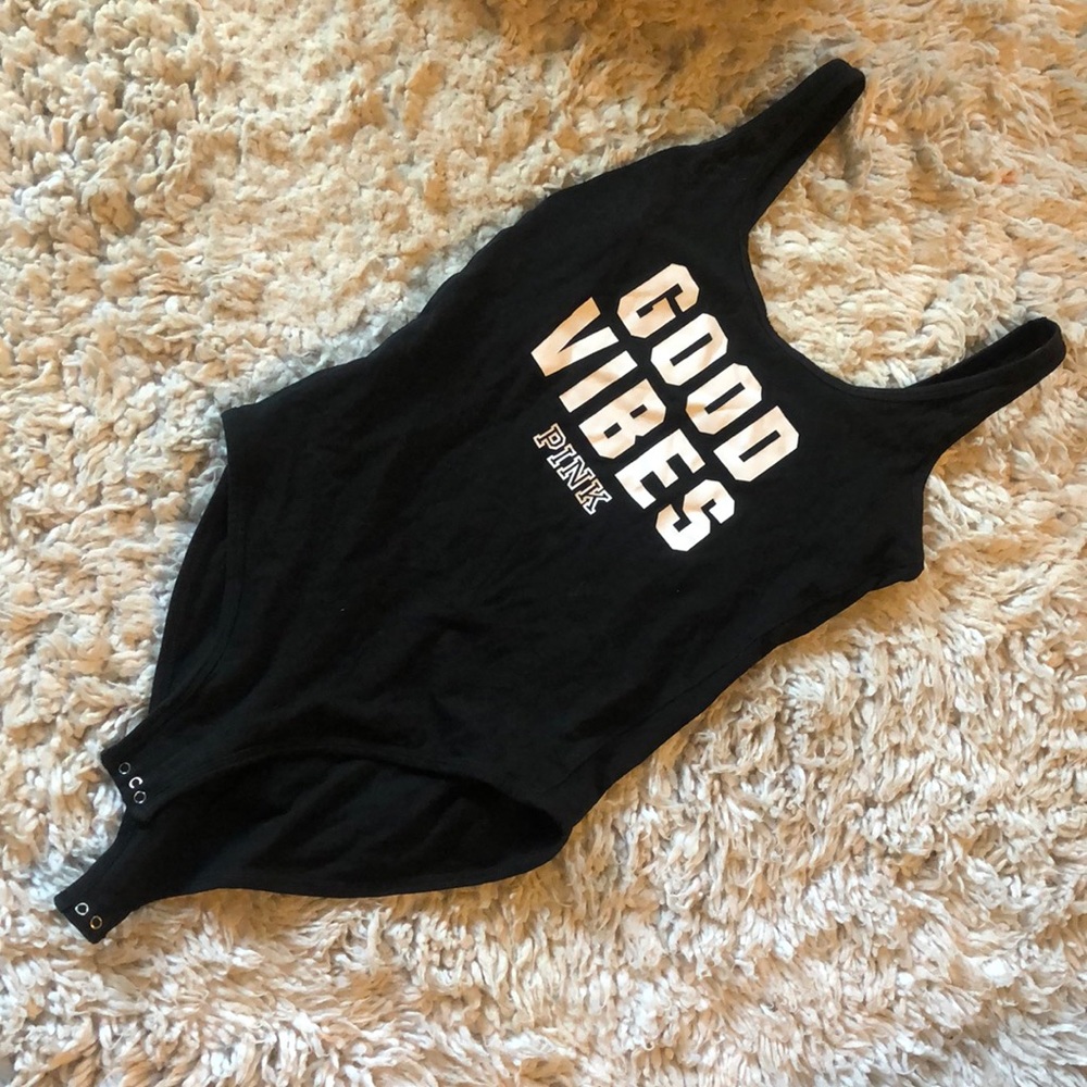 PINK Victoria’s Secret black body suit